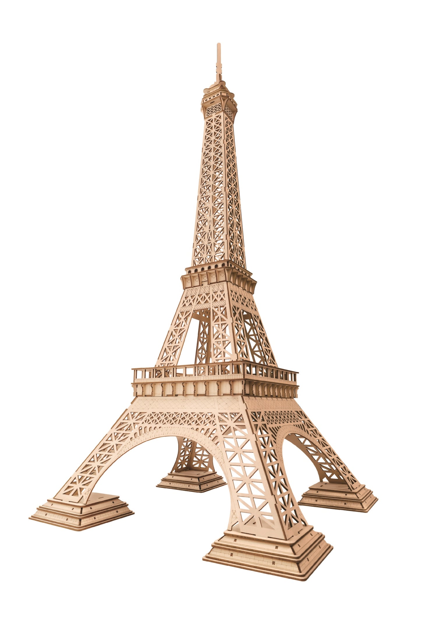 ROKR Eiffel Tower - 3D Wooden Puzzle, DIY Mechanical Model