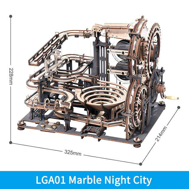 ROKR Marble Night City - 3D Wooden Puzzle, DIY Mechanical Model