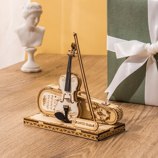 ROKR Violin Capriccio  - 3D Wooden Puzzle, DIY Mechanical Model