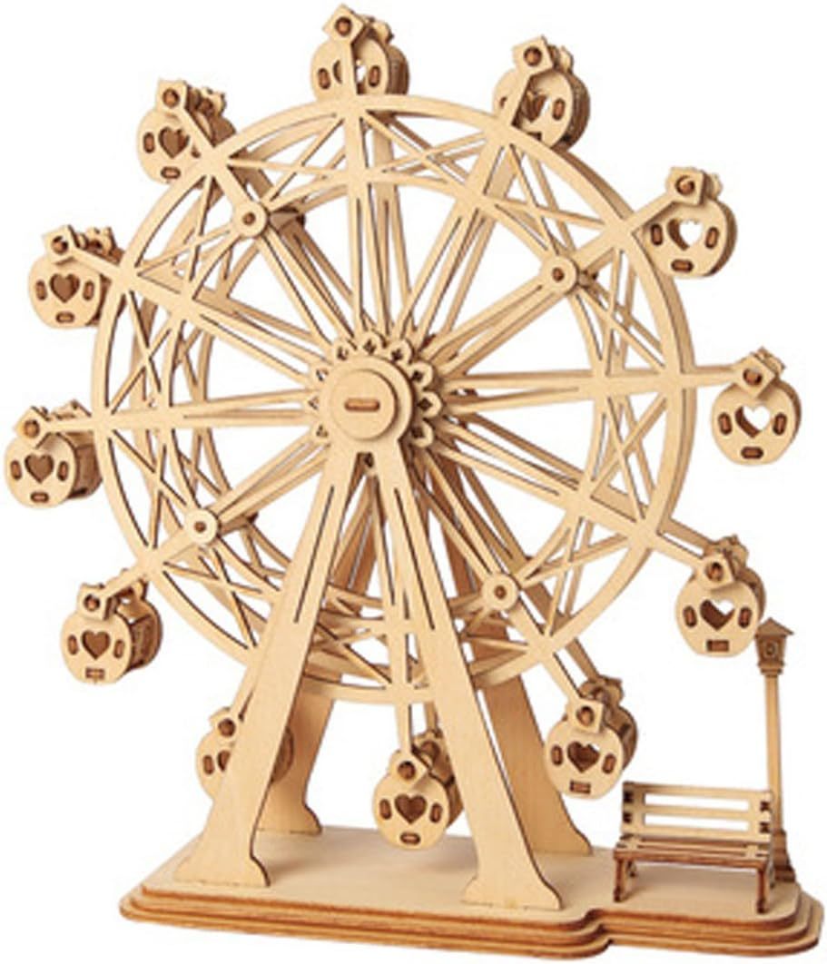 Rolife Ferris Wheel - 3D Wooden Puzzle, DIY Mechanical Model